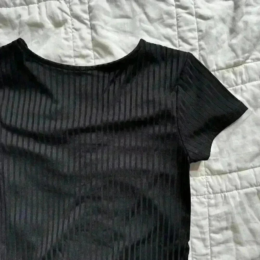 Basic black shirt justice kids girls size 8 back‎ to school fall